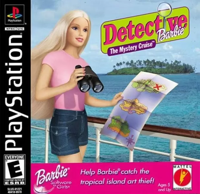 Jeux Playstation PS1 - Detective Barbie: The Mystery Cruise