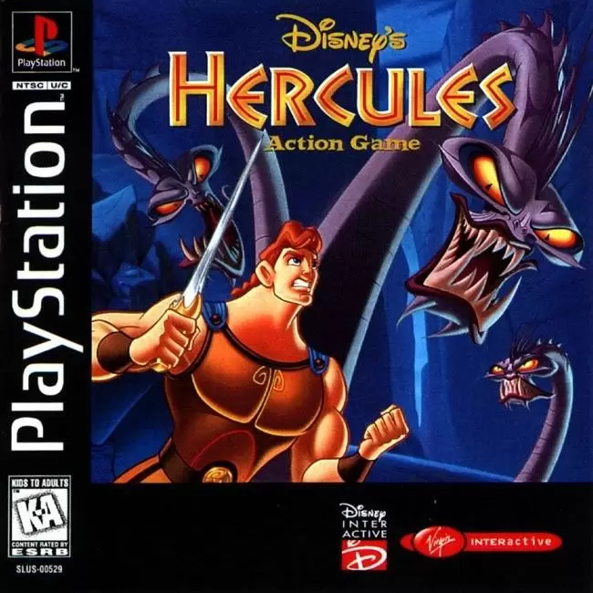 Playstation games - Disney\'s Hercules Action Game