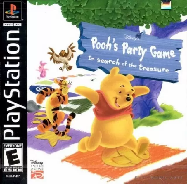 Jeux Playstation PS1 - Disney\'s Pooh\'s Party Game: In Search of the Treasure