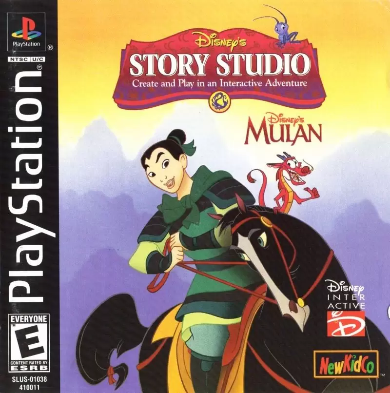 Jeux Playstation PS1 - Disney\'s Story Studio: Mulan