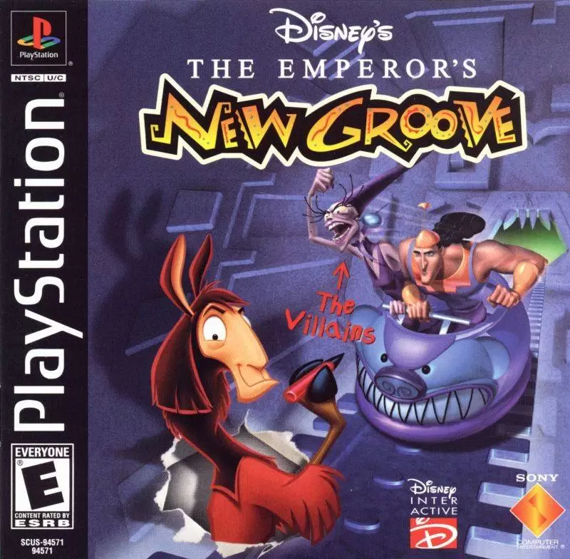 Playstation games - Disney\'s The Emperor\'s New Groove