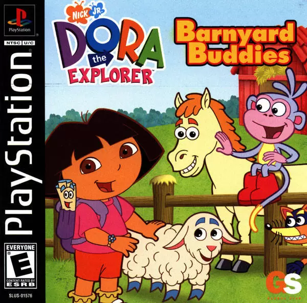 Jeux Playstation PS1 - Dora the Explorer - Barnyard Buddies