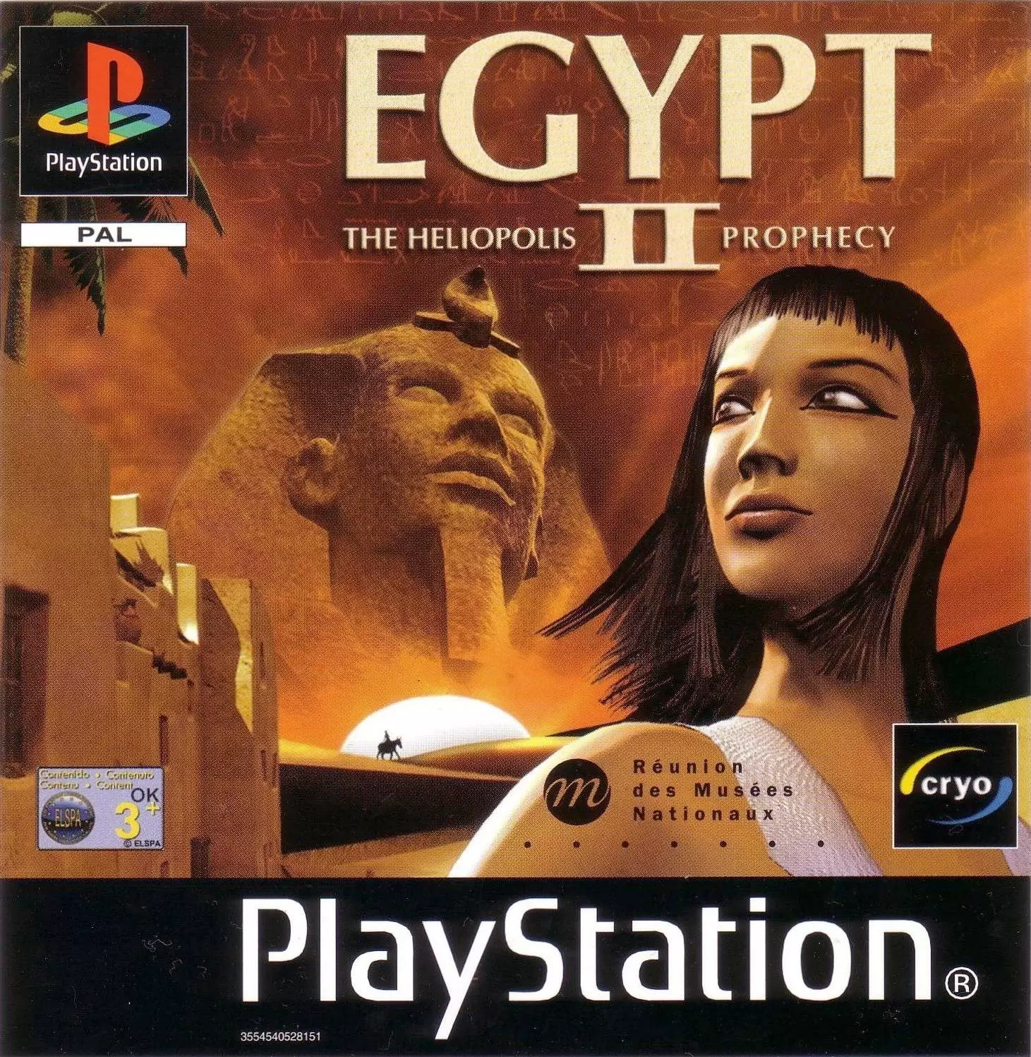 Jeux Playstation PS1 - Egypt II: The Heliopolis Prophecy
