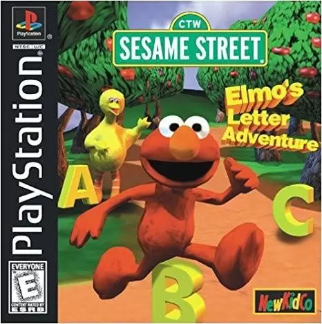 Playstation games - Elmo\'s Letter Adventure