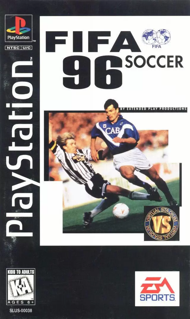 Playstation games - FIFA Soccer 96