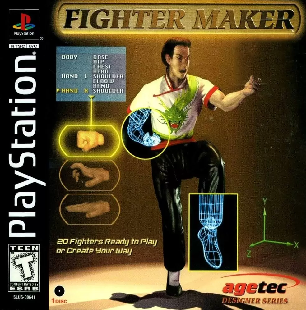 Jeux Playstation PS1 - Fighter Maker