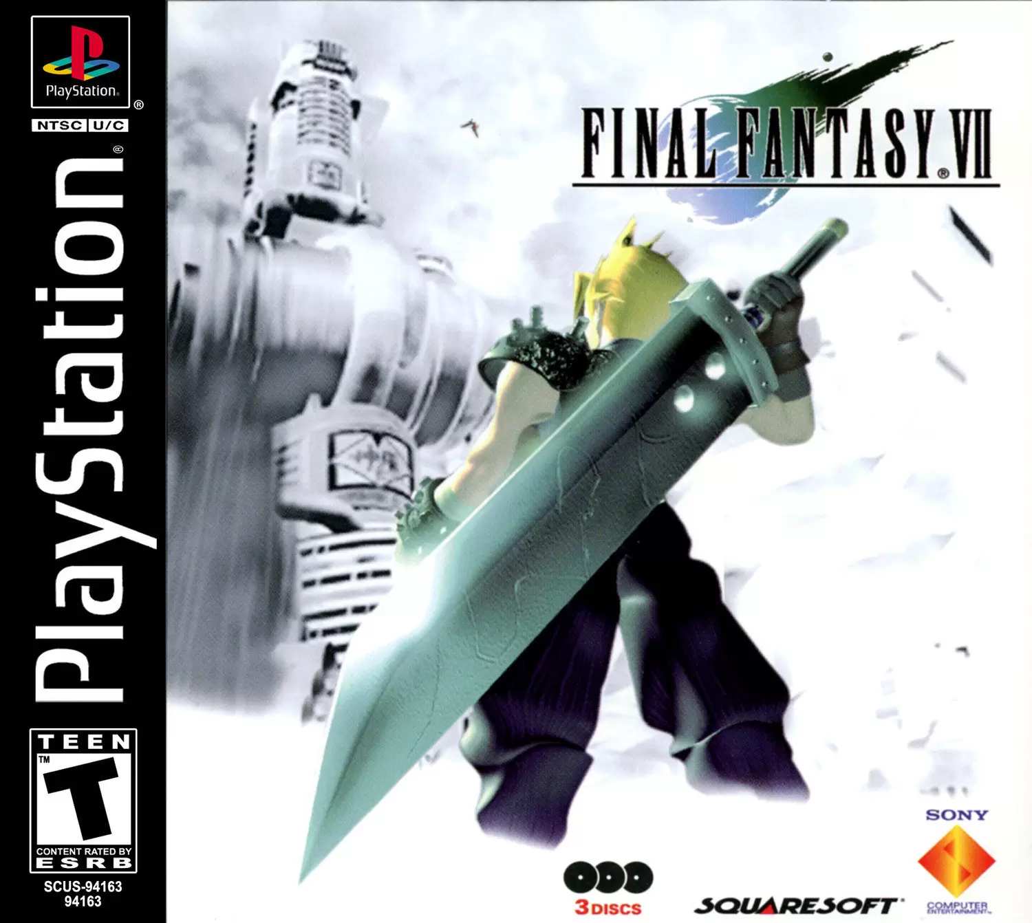 Jeux Playstation PS1 - Final Fantasy VII