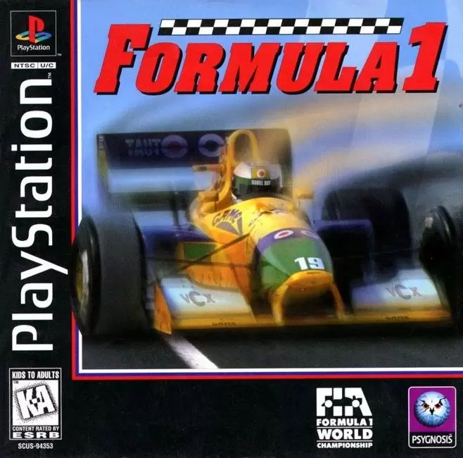 Jeux Playstation PS1 - Formula 1