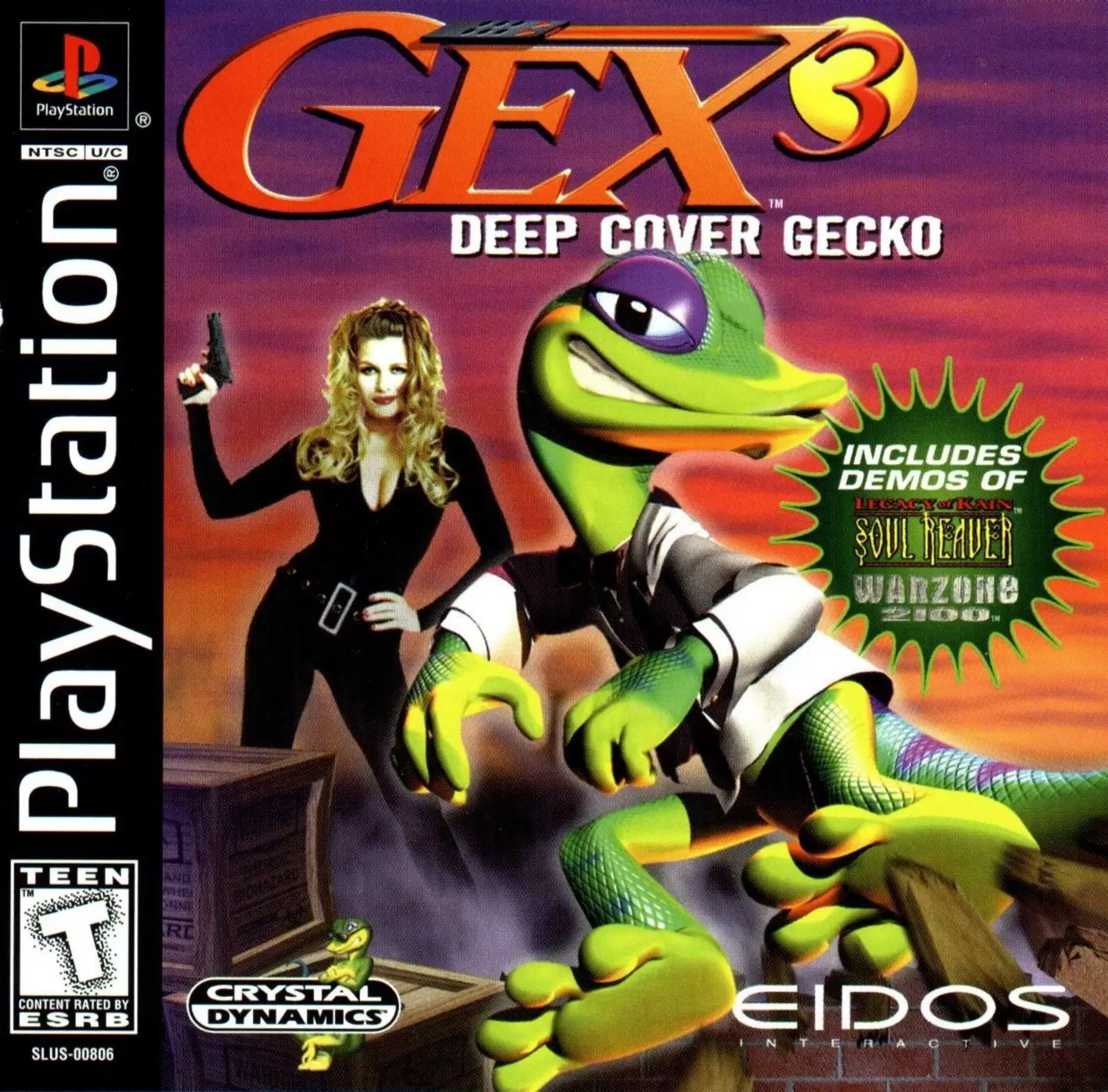 Playstation games - Gex 3: Deep Cover Gecko