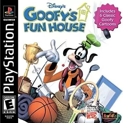 Playstation games - Goofy\'s Fun House