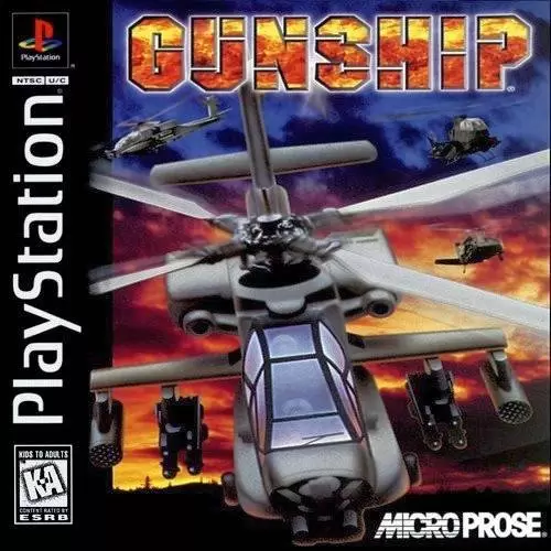 Jeux Playstation PS1 - Gunship