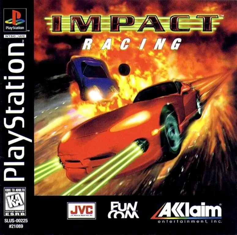 Jeux Playstation PS1 - Impact Racing