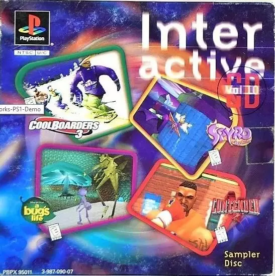 Playstation games - Interactive CD Sampler Pack Volume 10