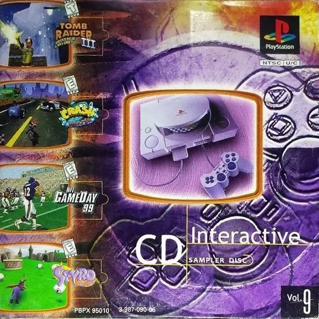 Playstation games - Interactive CD Sampler Pack Volume 9
