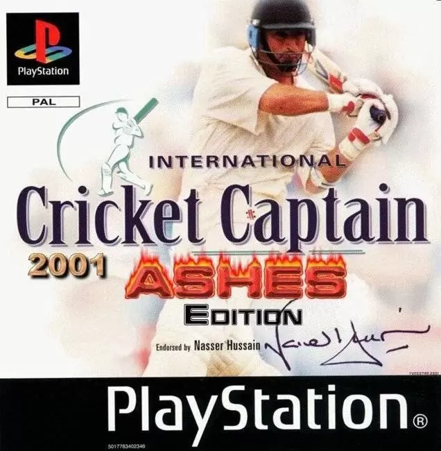 Playstation games - International Cricket Captain 2001 - Ashes Edition