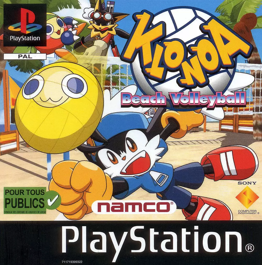 Jeux Playstation PS1 - Klonoa Beach Volleyball