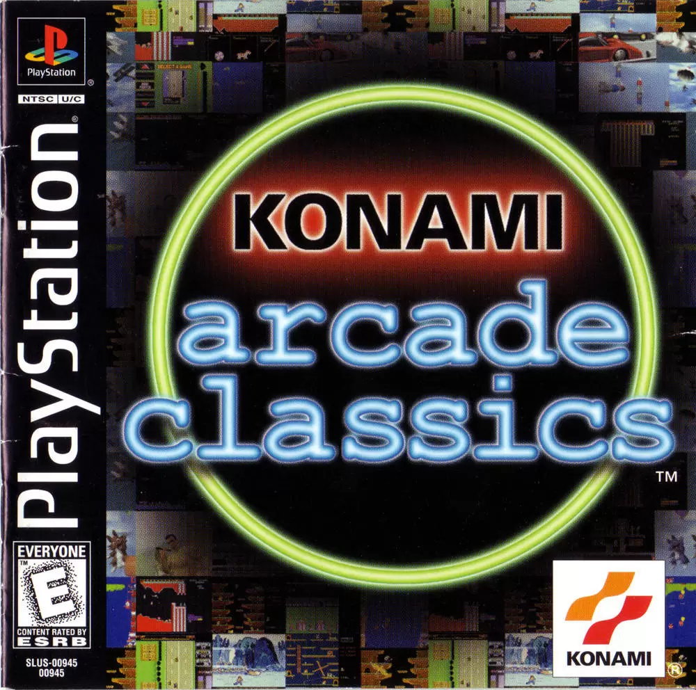 Playstation games - Konami Arcade Classics