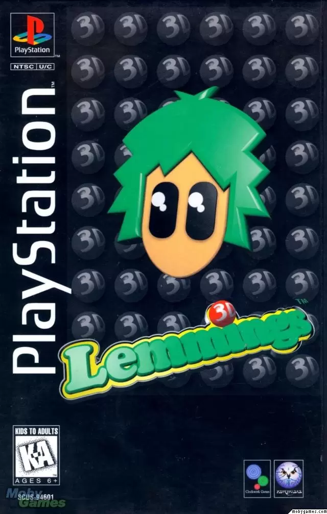 Playstation games - Lemmings 3D