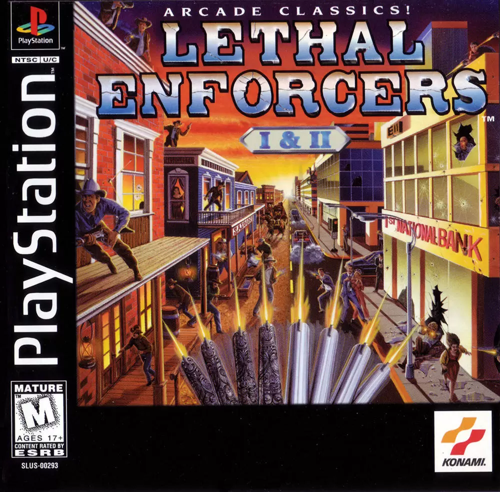 Jeux Playstation PS1 - Lethal Enforcers I & II