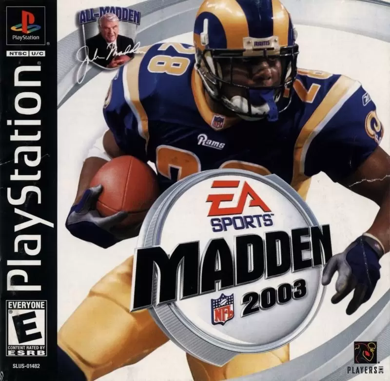 Playstation games - Madden NFL 2003