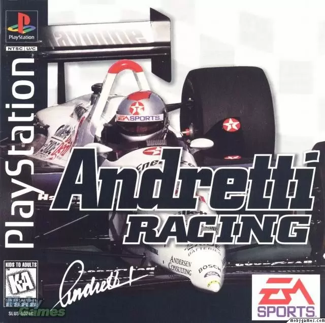 Jeux Playstation PS1 - Mario Andretti Racing