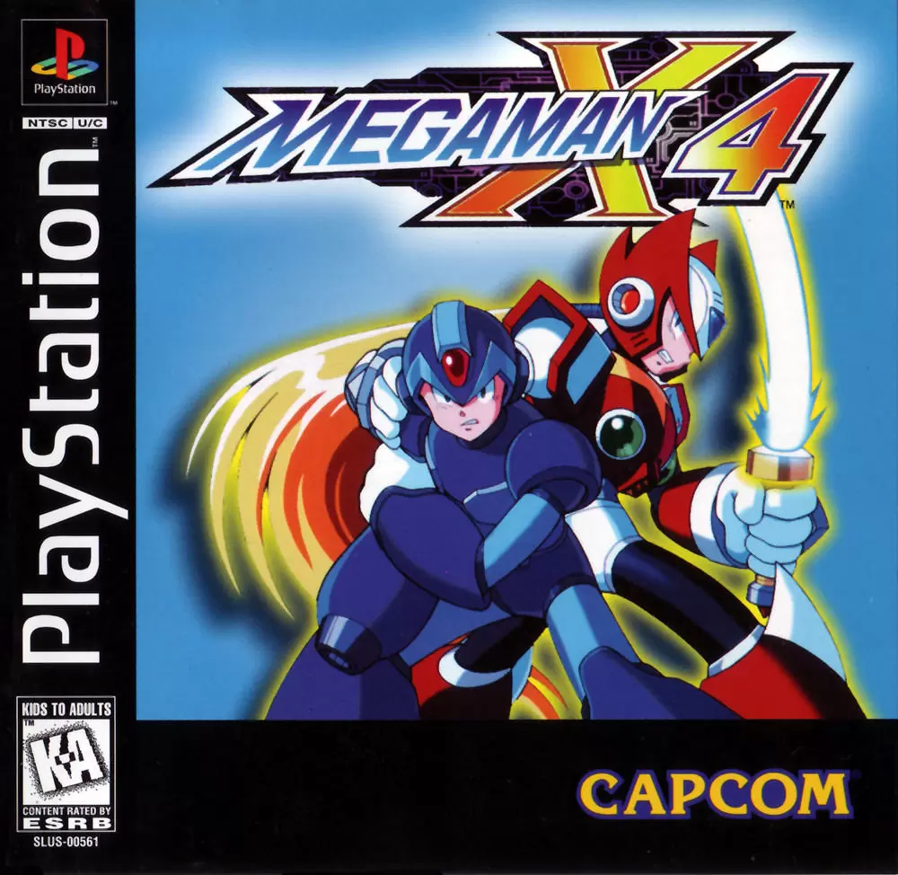 Jeux Playstation PS1 - Mega Man X4
