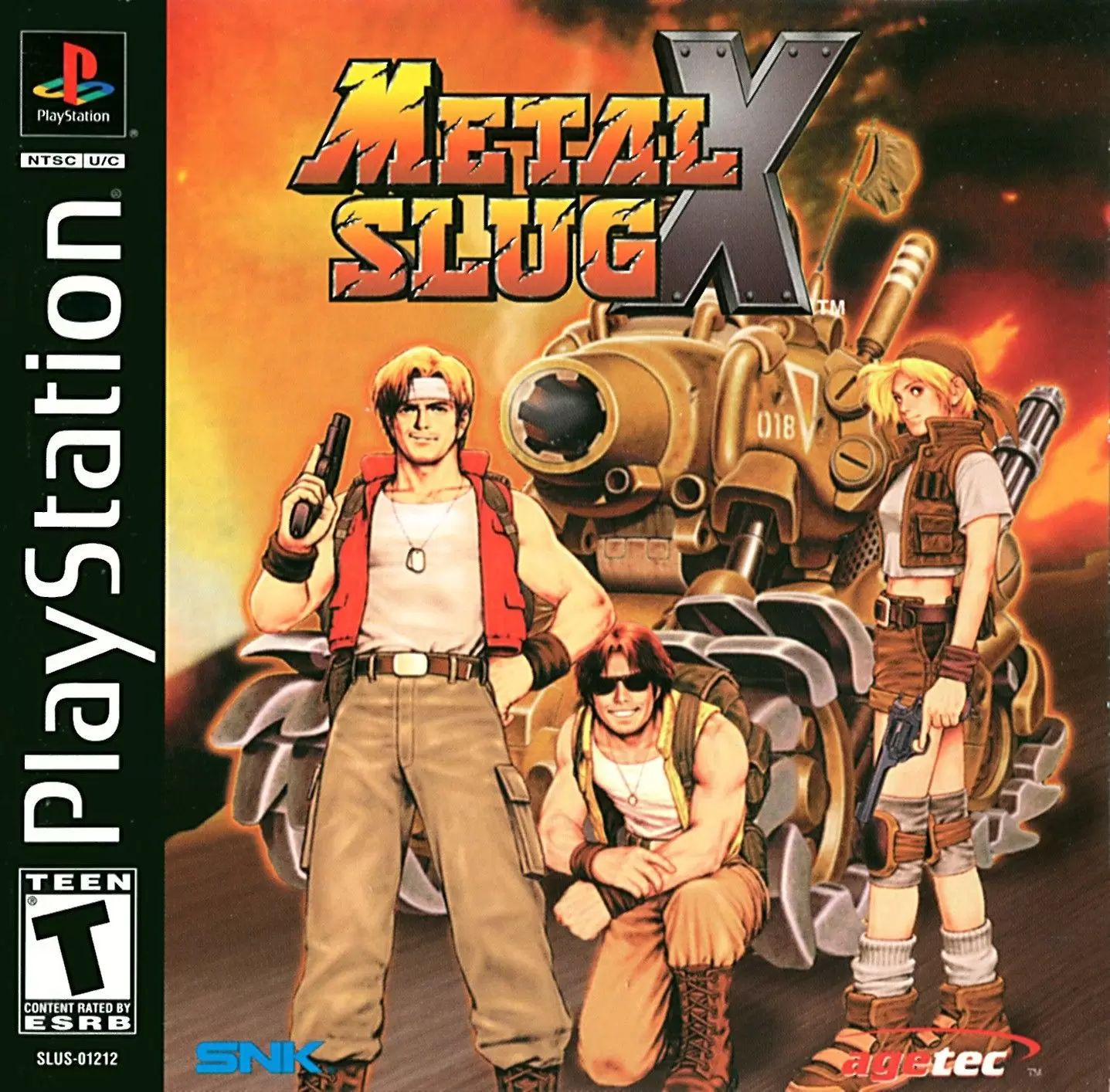 Playstation games - Metal Slug X