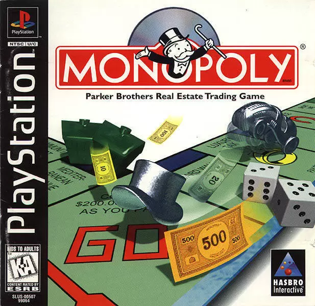 Jeux Playstation PS1 - Monopoly