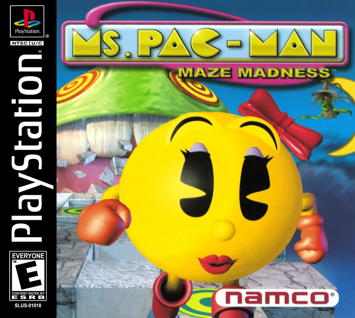 Jeux Playstation PS1 - Ms. Pac-Man Maze Madness