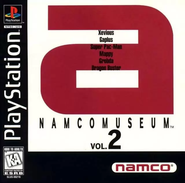 Playstation games - Namco Museum Vol. 2