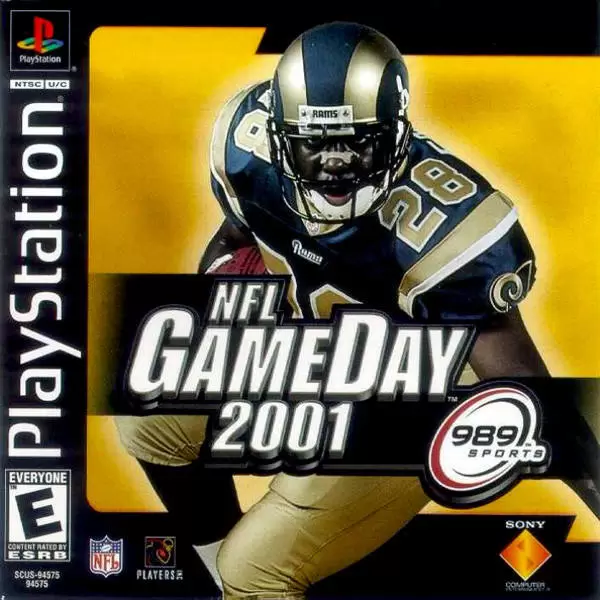 Playstation games - NFL GameDay 2001