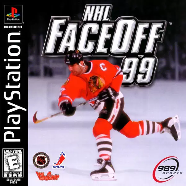 Playstation games - NHL FaceOff 99
