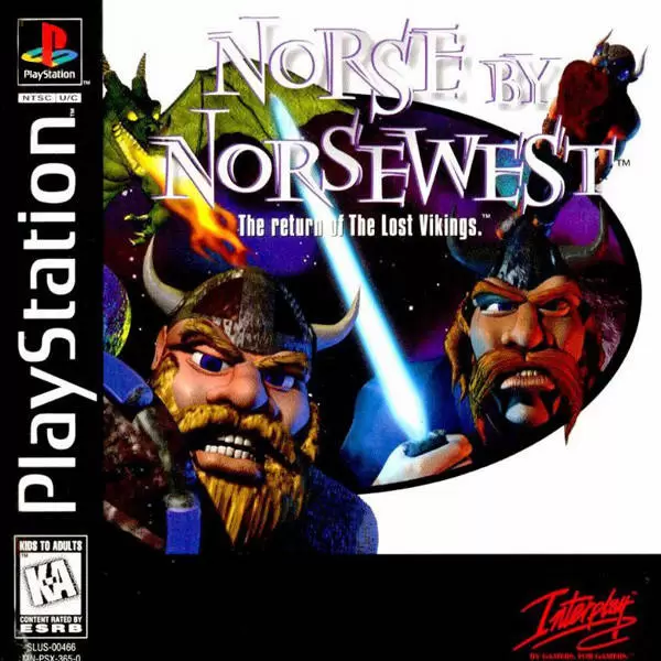 Jeux Playstation PS1 - Norse by Norsewest: The Return of the Lost Vikings