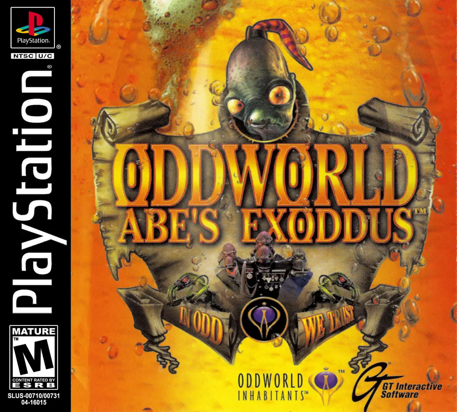 Jeux Playstation PS1 - Oddworld: Abe\'s Exoddus