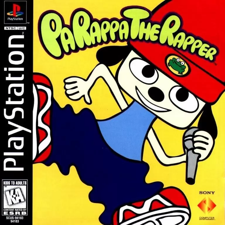 Jeux Playstation PS1 - PaRappa the Rapper