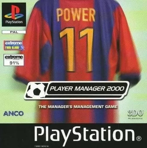 Playstation games - Player Manager 2000