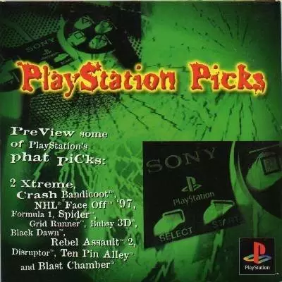 Jeux Playstation PS1 - PlayStation Picks (Green Cover)