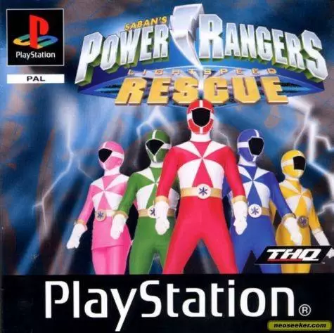 Playstation games - Power Rangers Lightspeed Rescue