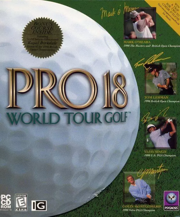 Playstation games - Pro 18: World Tour Golf
