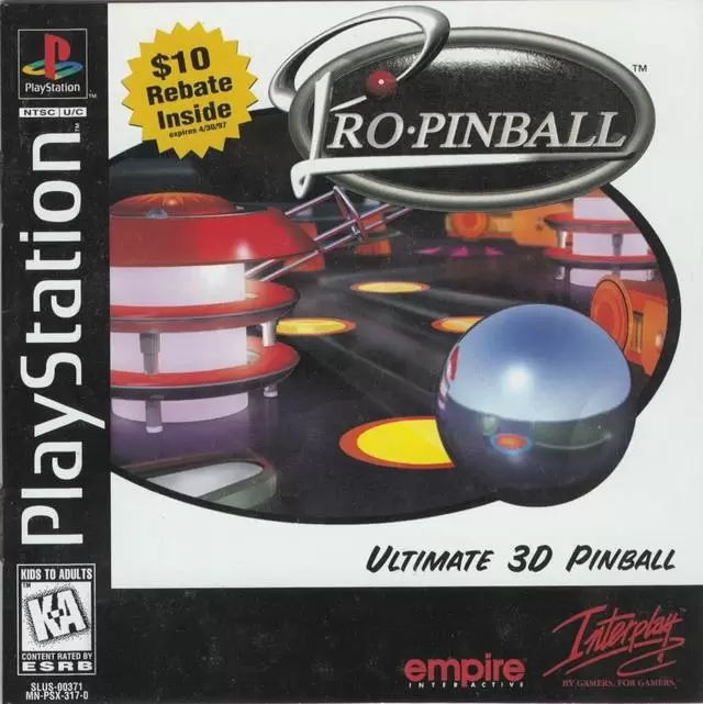 Jeux Playstation PS1 - Pro Pinball