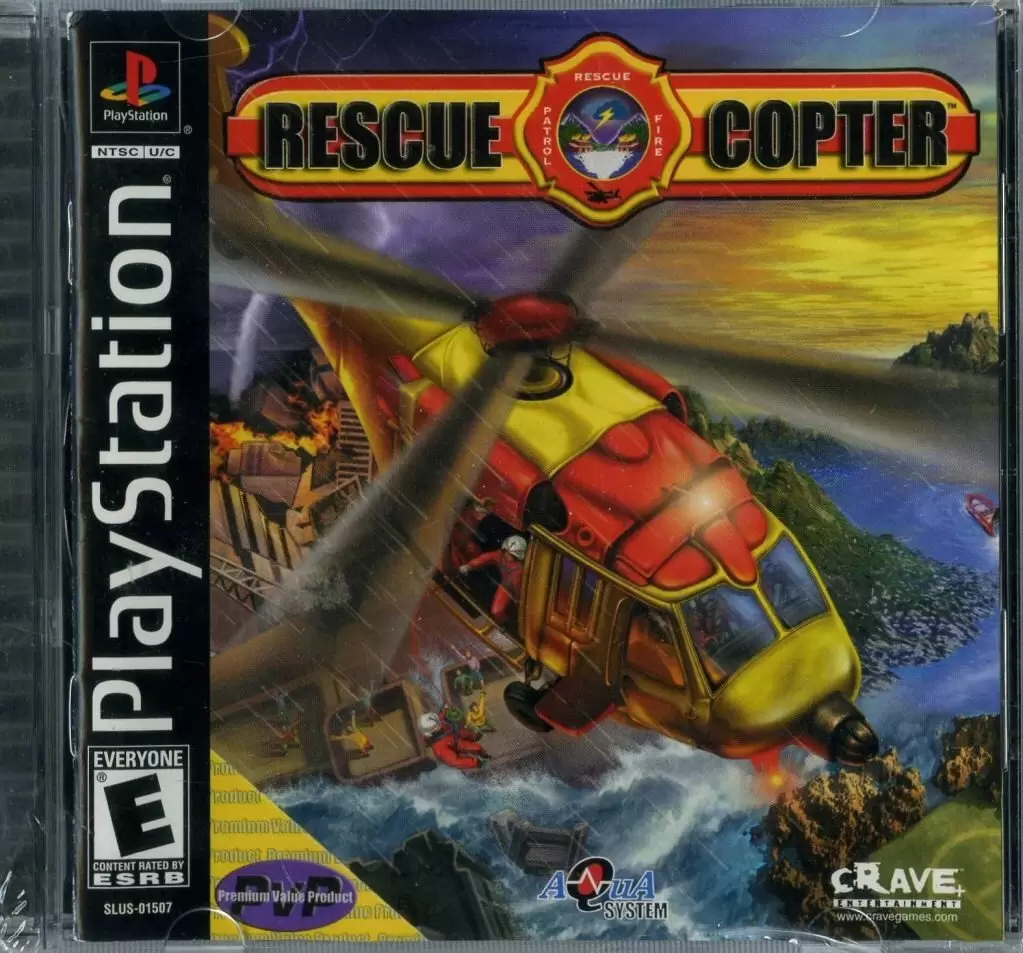 Jeux Playstation PS1 - Rescue Copter