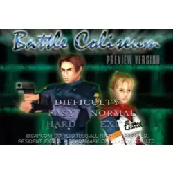 Resident Evil 1.5 Battle Coliseum