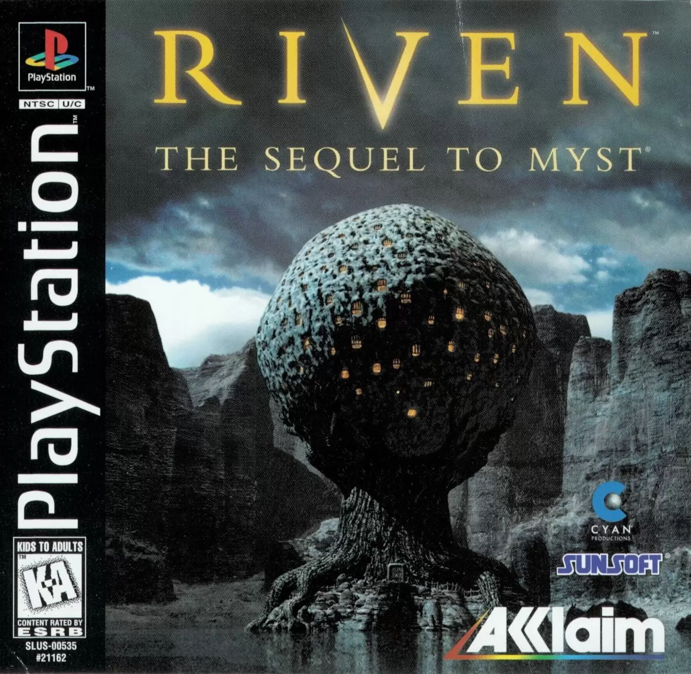 Jeux Playstation PS1 - Riven