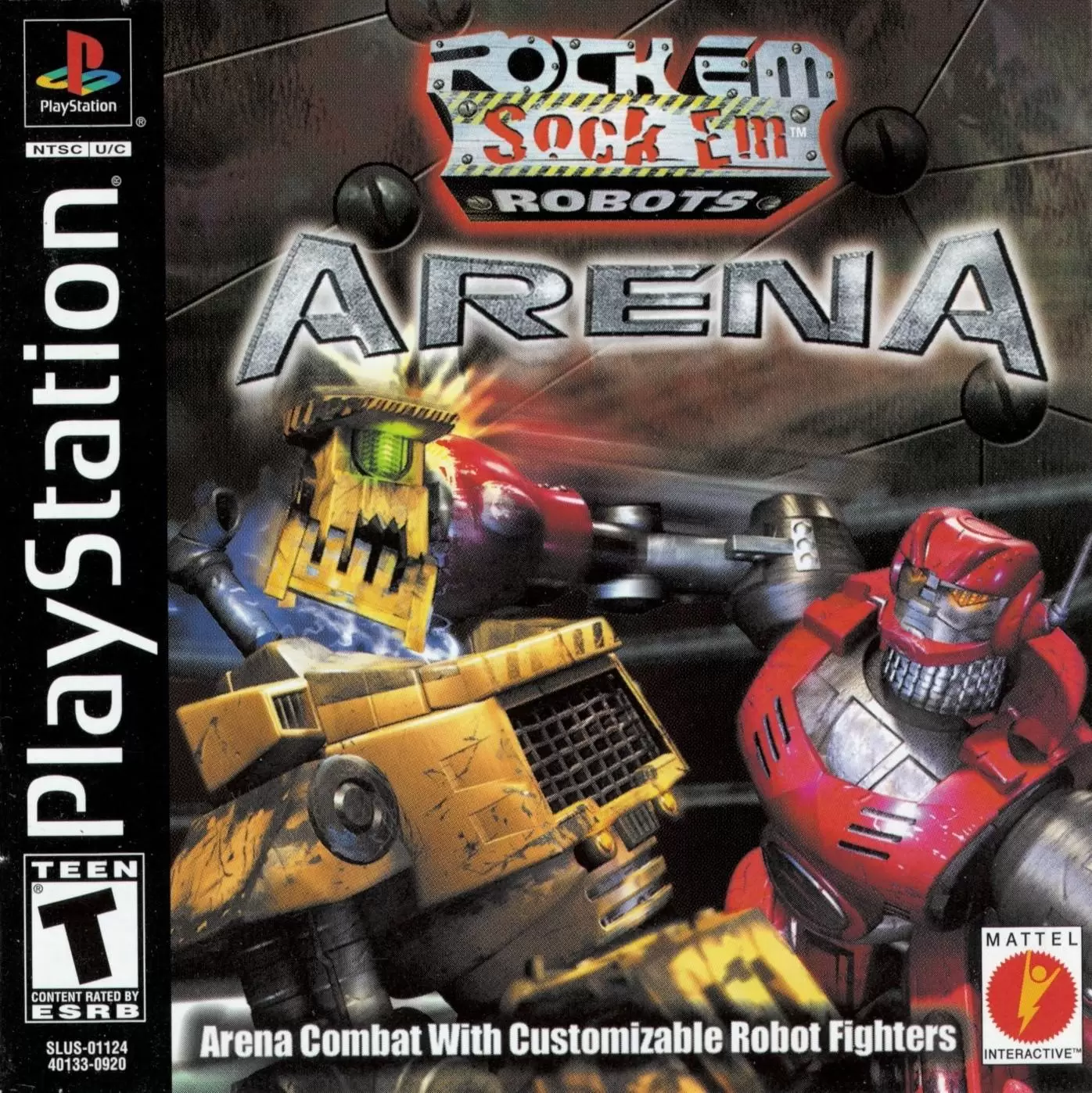 Jeux Playstation PS1 - Rock \'em Sock \'em Robots Arena
