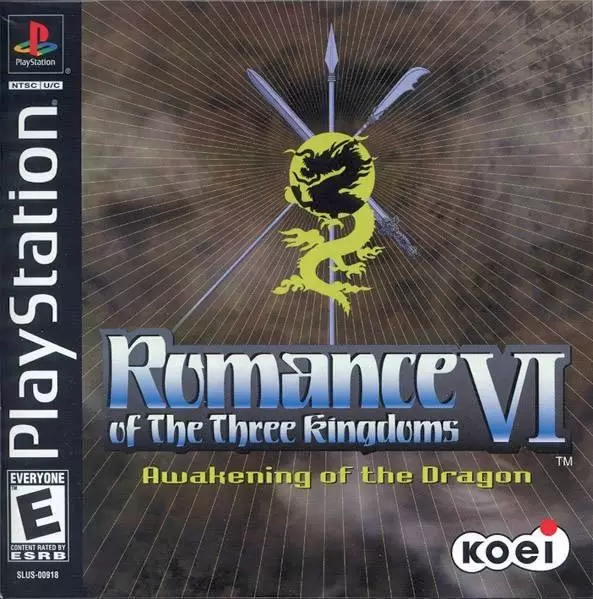Playstation games - Romance of the Three Kingdoms VI: Awakening of the Dragon