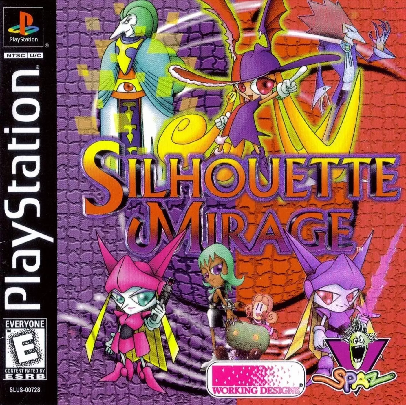 Jeux Playstation PS1 - Silhouette Mirage