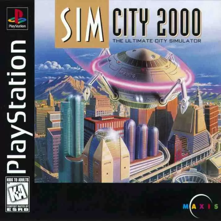 Jeux Playstation PS1 - SimCity 2000