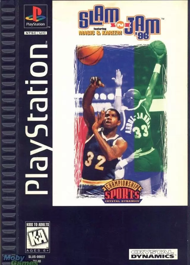 Jeux Playstation PS1 - Slam \'n Jam \'96 Featuring Magic & Kareem