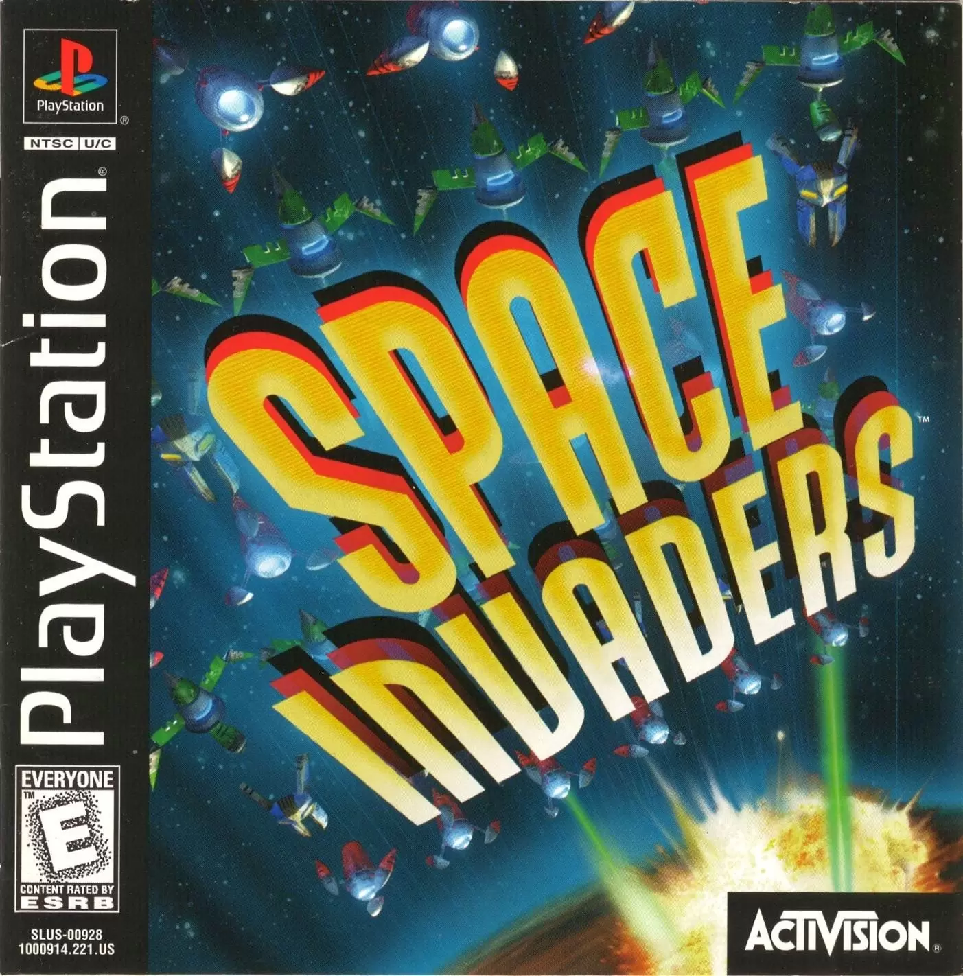 Jeux Playstation PS1 - Space Invaders