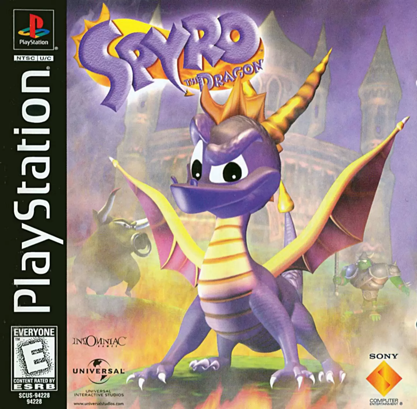Jeux Playstation PS1 - Spyro the Dragon